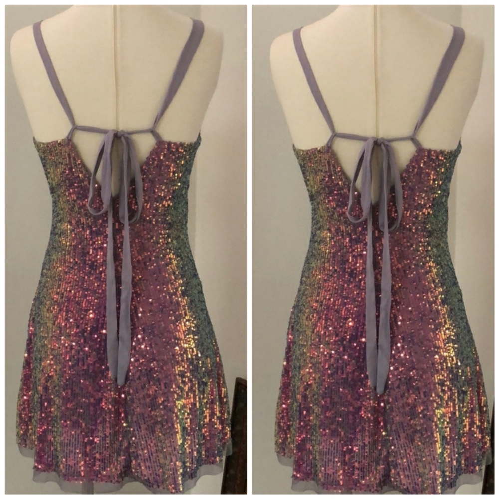 Free People Gold Rush Mini Dress - Picture 10 of 10